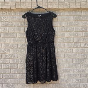 Forever 21 Black Sequined Cocktail Dress